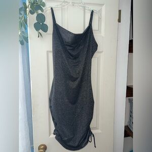 Rolla Coater Sparkly Dark Gray bodycon